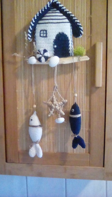 Häkelanleitung - Deko Fischerhaus