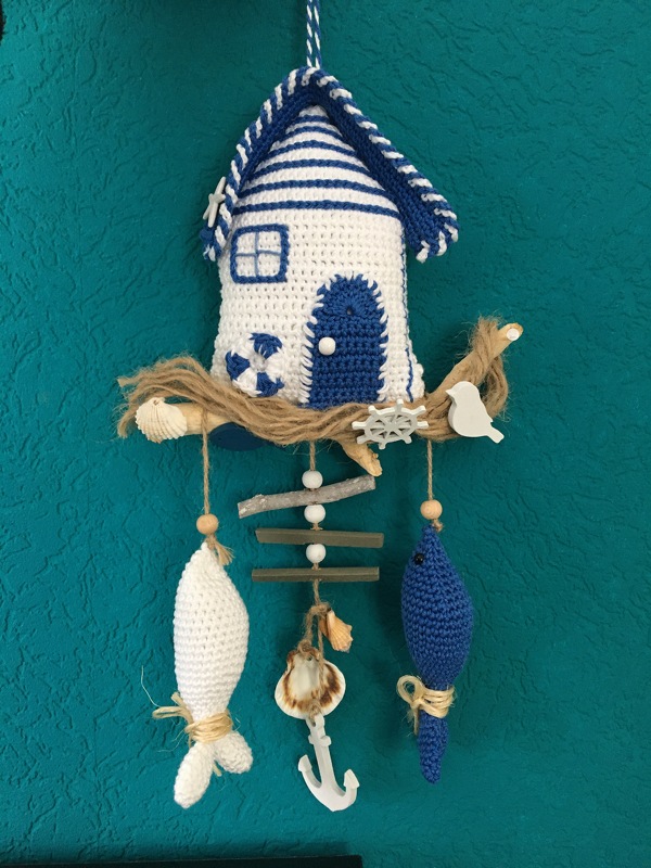 Häkelanleitung - Deko Fischerhaus