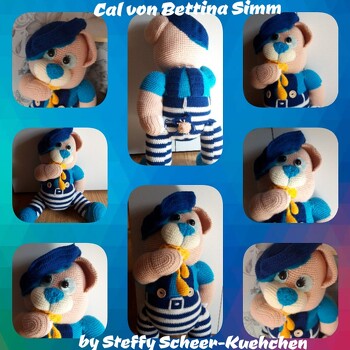 Ich habe Sternchen auch gemacht und hatte Riesen Spaß dabei. Bei mir wurde es ein * Honig-Sternchen *. Die Anleitung ist super zum Nachhäkeln