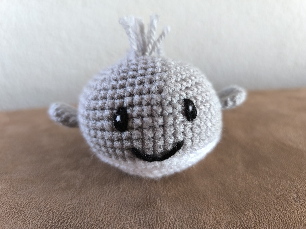 Wollrest-Wale, Amigurumi, Häkelanleitung