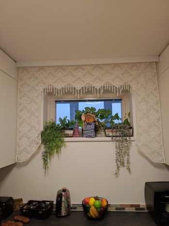 Das Muster passt hervorragend in meine Küche. War sehr leicht zum nacharbeiten.