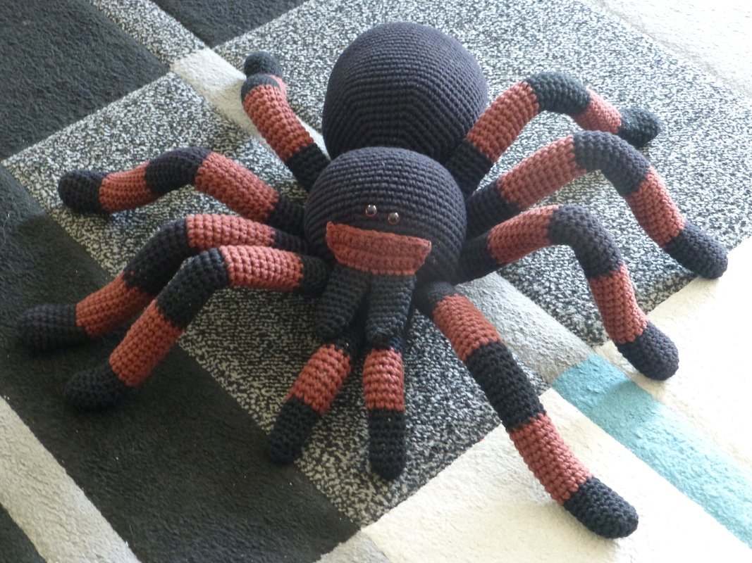 PDF Häkelanleitung Halloween "Tarantula"