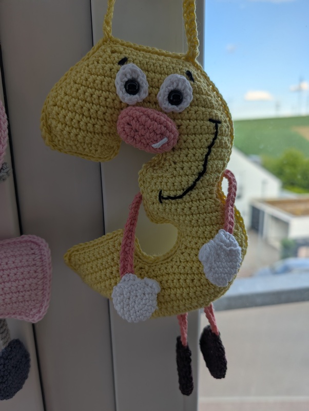 Number 3 - crochet pattern