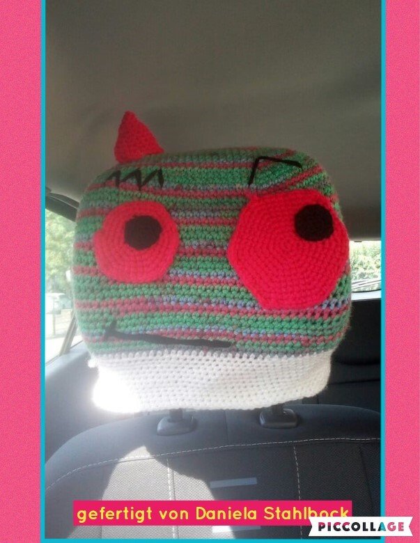 Kopfstützenhusse Monsterchen