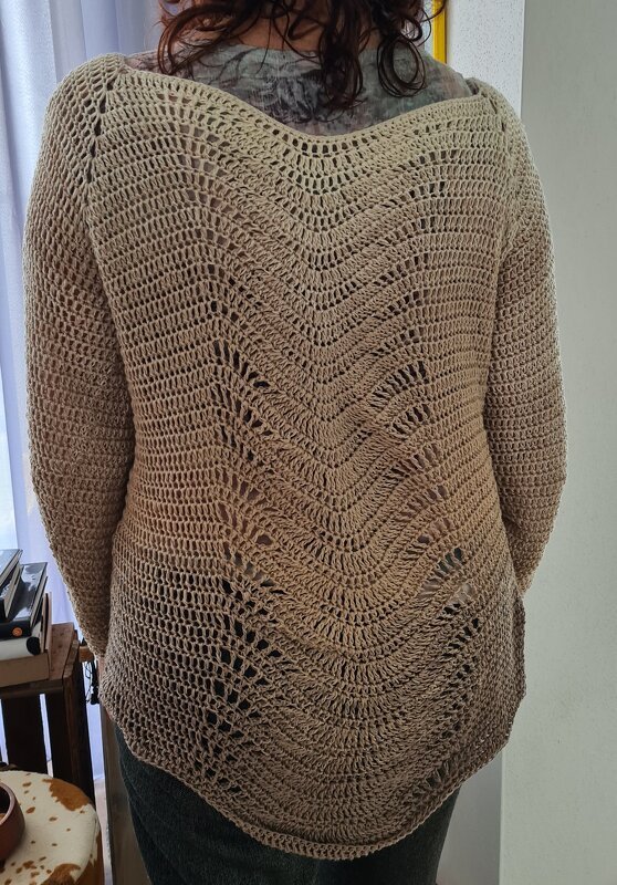 Häkelanleitung RVO Shirt "Wellenreiter"alle Größen, Wellenausschnitt!