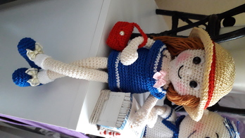 Nun ist Frieda auch fertig. Tolle Anleitung.