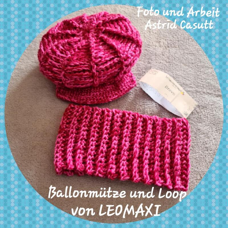 E-book, Häkelanleitung Kinder Ballonmütze und Loop