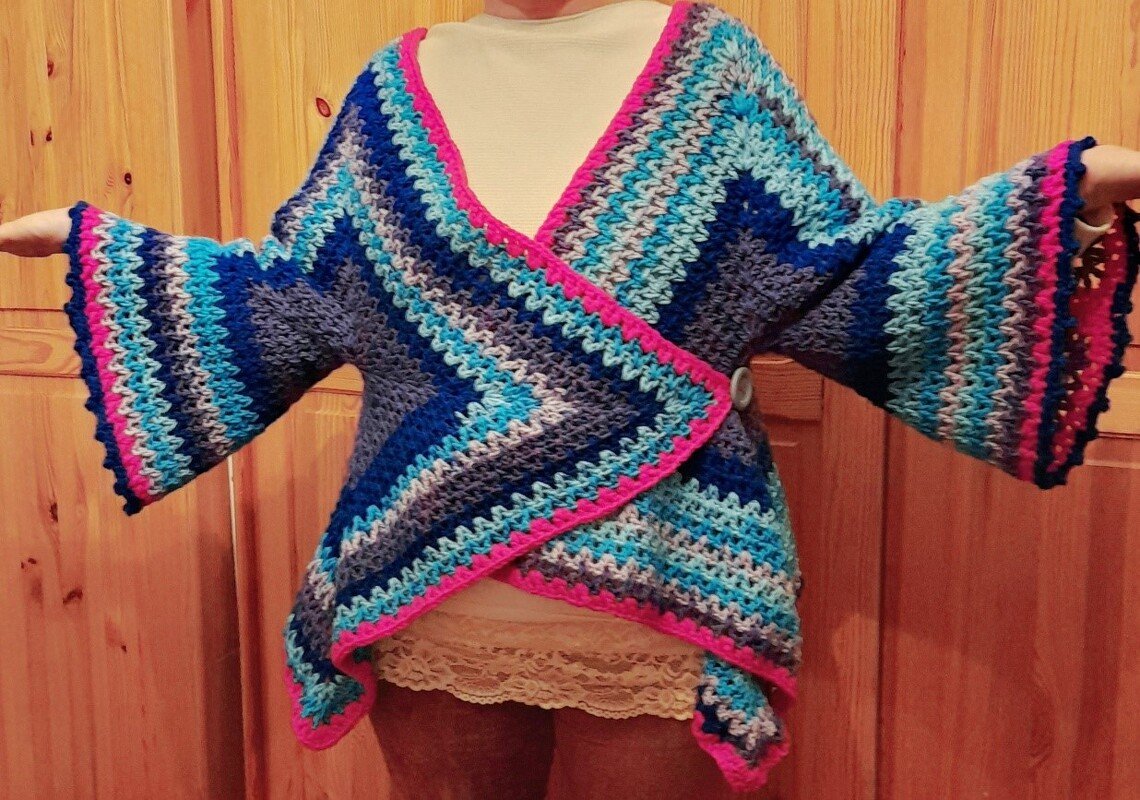 einfache Wickelbluse/ Tunika &quot;Goldstück&quot;