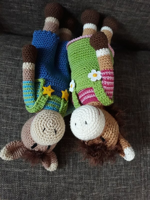 Paulina und Paul Pony - Häkelanleitung