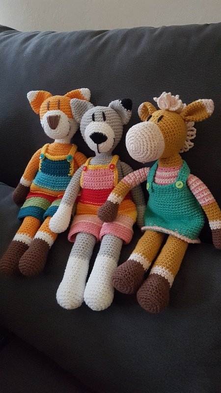 Paulina und Paul Pony - Häkelanleitung