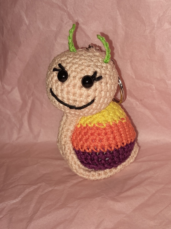 Häkelanleitung - Schlüsselanhänger Schnecke