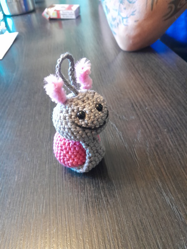 Häkelanleitung - Schlüsselanhänger Schnecke