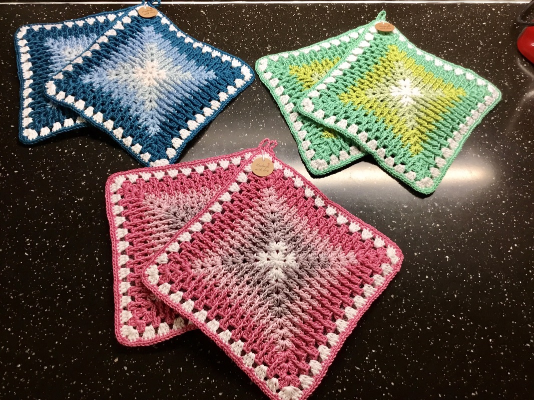 Mosaic Granny Topflappen - Mix