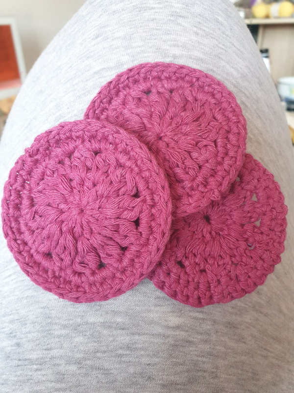 Gehäkelte Kosmetikpads