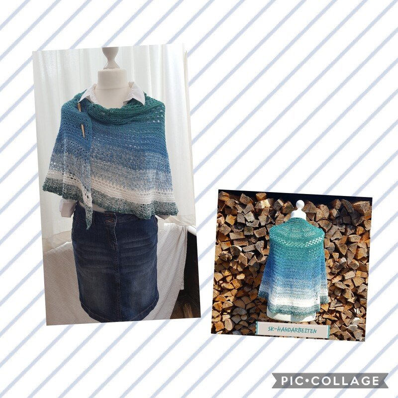 Häkelanleitung - Tuch "Ametista"