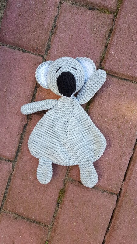 Häkelanleitung - Schmusetuch "Koala"