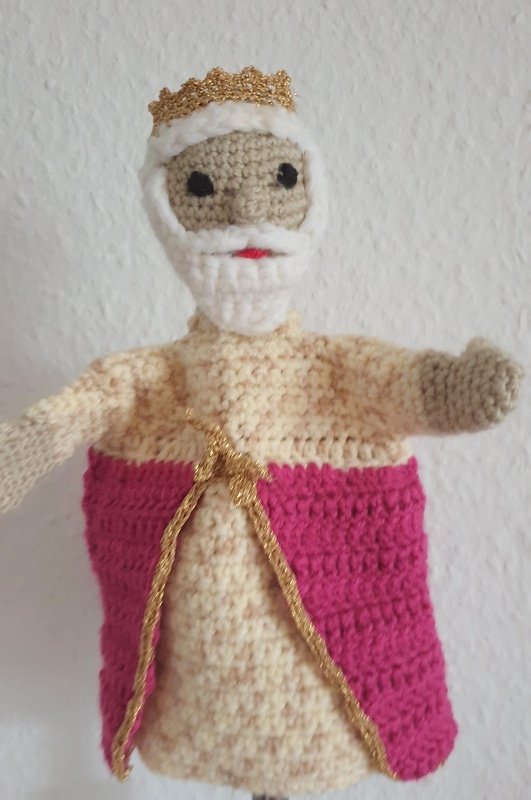 Sparpaket 3 Handpuppen zum Preis von 2 - König, Prinzessin, Prinz