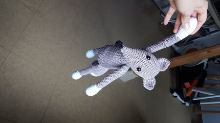 Häkelanleitung Schlenkertier XL Kaschmir Fuchs ANTON 50 cm groß, super einfach