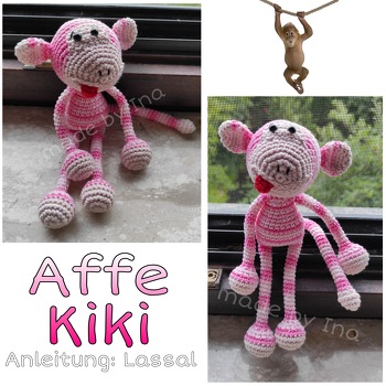 Für die beste Freundin meiner Tochter. Bekommt sie heute zum Geburtstag geschenkt. Ich find ihn/sie sooo niedlich. Danke 🥰🍀🐒