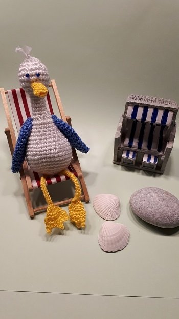 Häkelanleitung Möwenpaar - PDF Datei