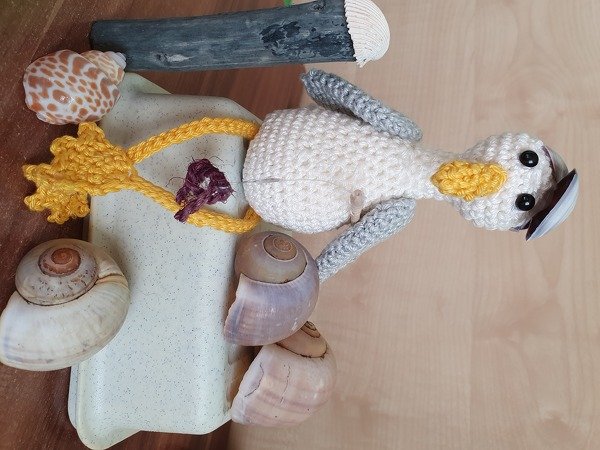 Häkelanleitung Möwenpaar - PDF Datei