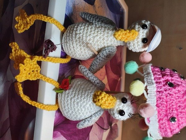 Häkelanleitung Möwenpaar - PDF Datei