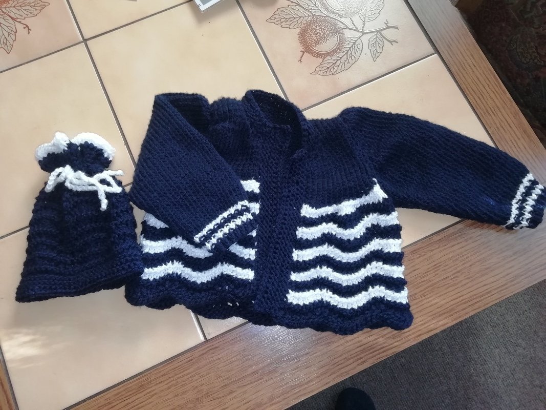 Strickanleitung Babyset SvenuSvenja Gr.50 4-teilig