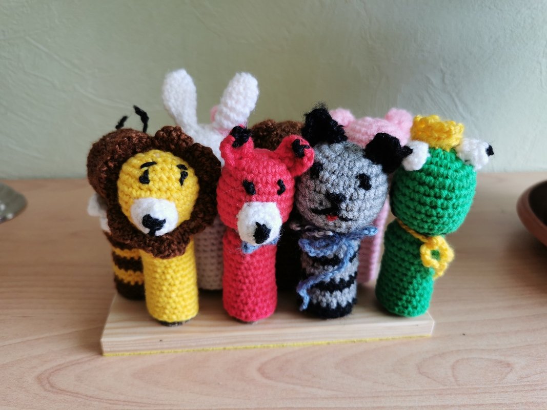 Häkelanleitung Fingerpuppen