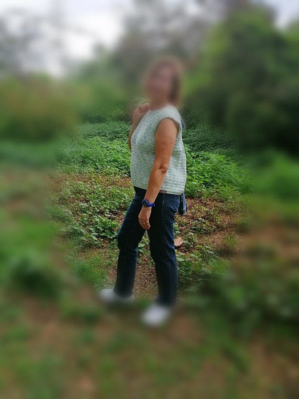 + SONA + Sommershirt häkeln, ab Größe 74- 56 Damen mit raffiniertem Rückenmuster, auch jedes andere Garn ist möglich, Häkelshirt