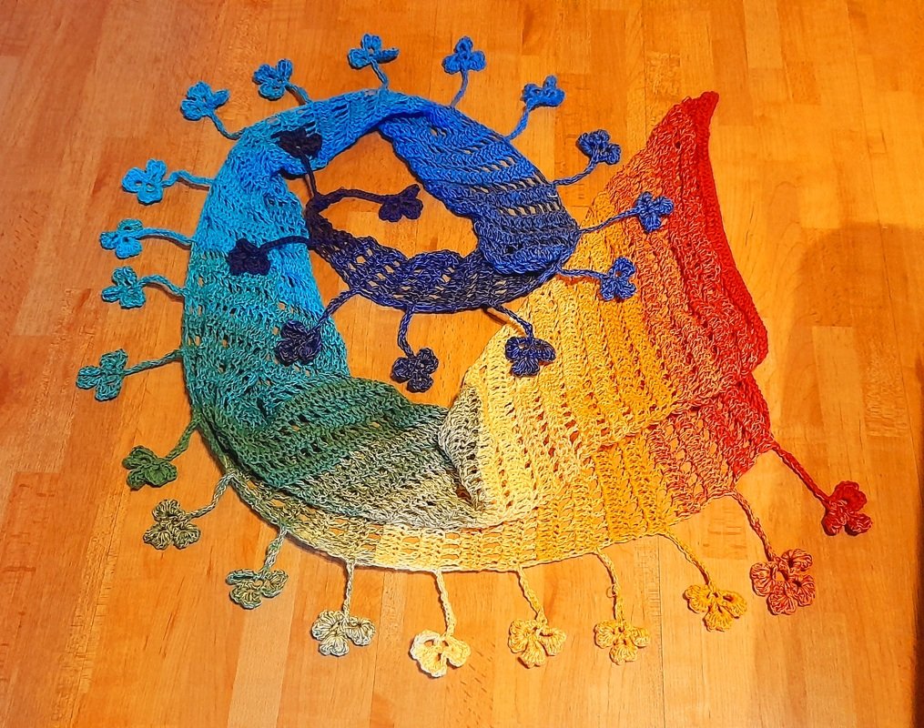 Dreieckstuch - Muster "KLEE"