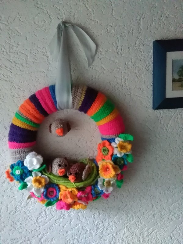 Türkranz Deko für Ostern, Frühling und Sommer