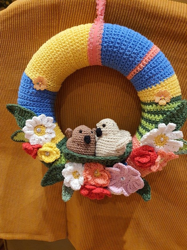 Türkranz Deko für Ostern, Frühling und Sommer