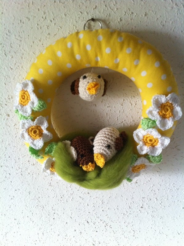 Türkranz Deko für Ostern, Frühling und Sommer