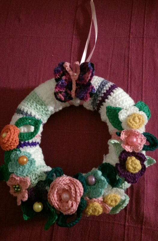 Türkranz Deko für Ostern, Frühling und Sommer