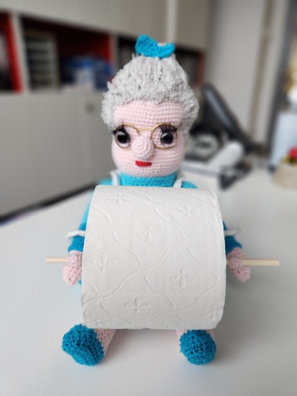Toilettenpapierhalter Oma Ursula