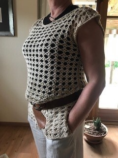 Netzshirt, Tunika "Mayla" - Häkelanleitung