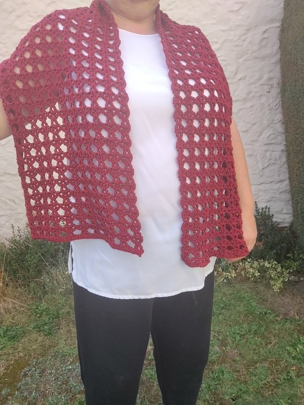 Netzshirt, Tunika "Mayla" - Häkelanleitung