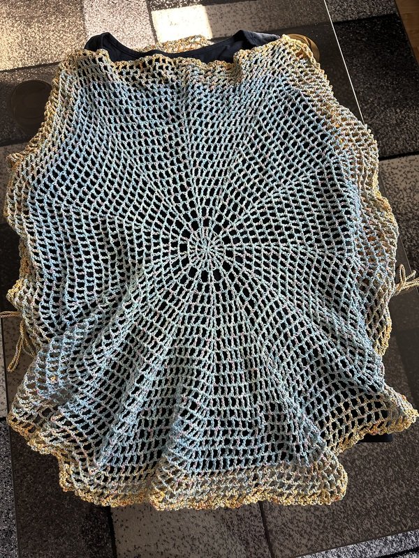 Häkelanleitung Netzshirt rund