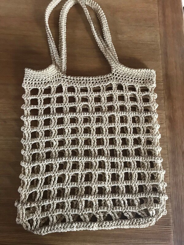 Einkaufsnetz, Tasche, Shopper &quot;Caro-Line&quot; - Häkelanleitung