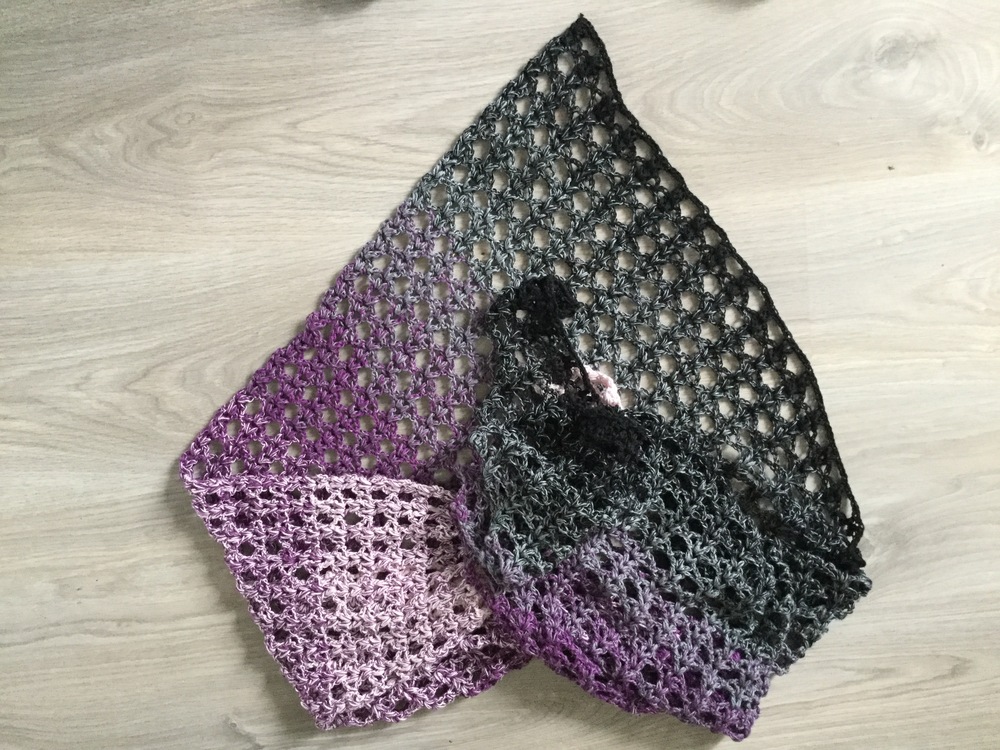 Triangular Scarf &quot;Mayla&quot; - Sporty, Classic, Beautiful / Crochet Pattern