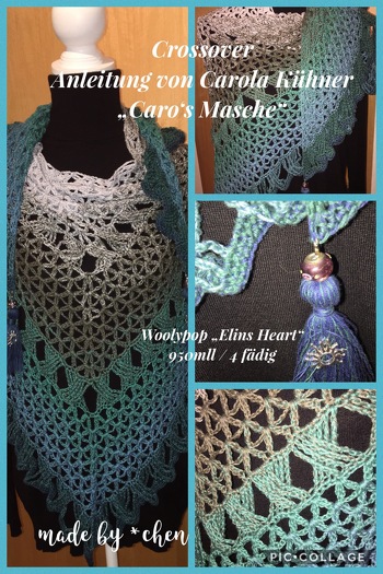 Das Crossover zu häkeln hat echt Spaß gemacht!