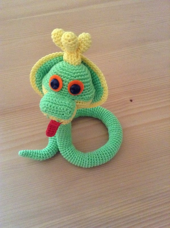 Häkelanleitung Schlange Frühling / Sommer