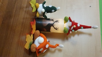 Schöne Anleitung, hat Spass gemacht die
Pilzis zu häkeln..😇😊