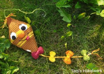 Mein Selbstgehäkelter Drachen, dank der super tollen Anleitung von 