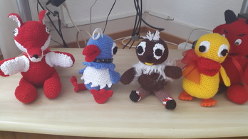 nicht immer ganz leicht, aber hat grossen spass gemacht. vielleicht kennt sie ja jemand vom lieben sandmann.