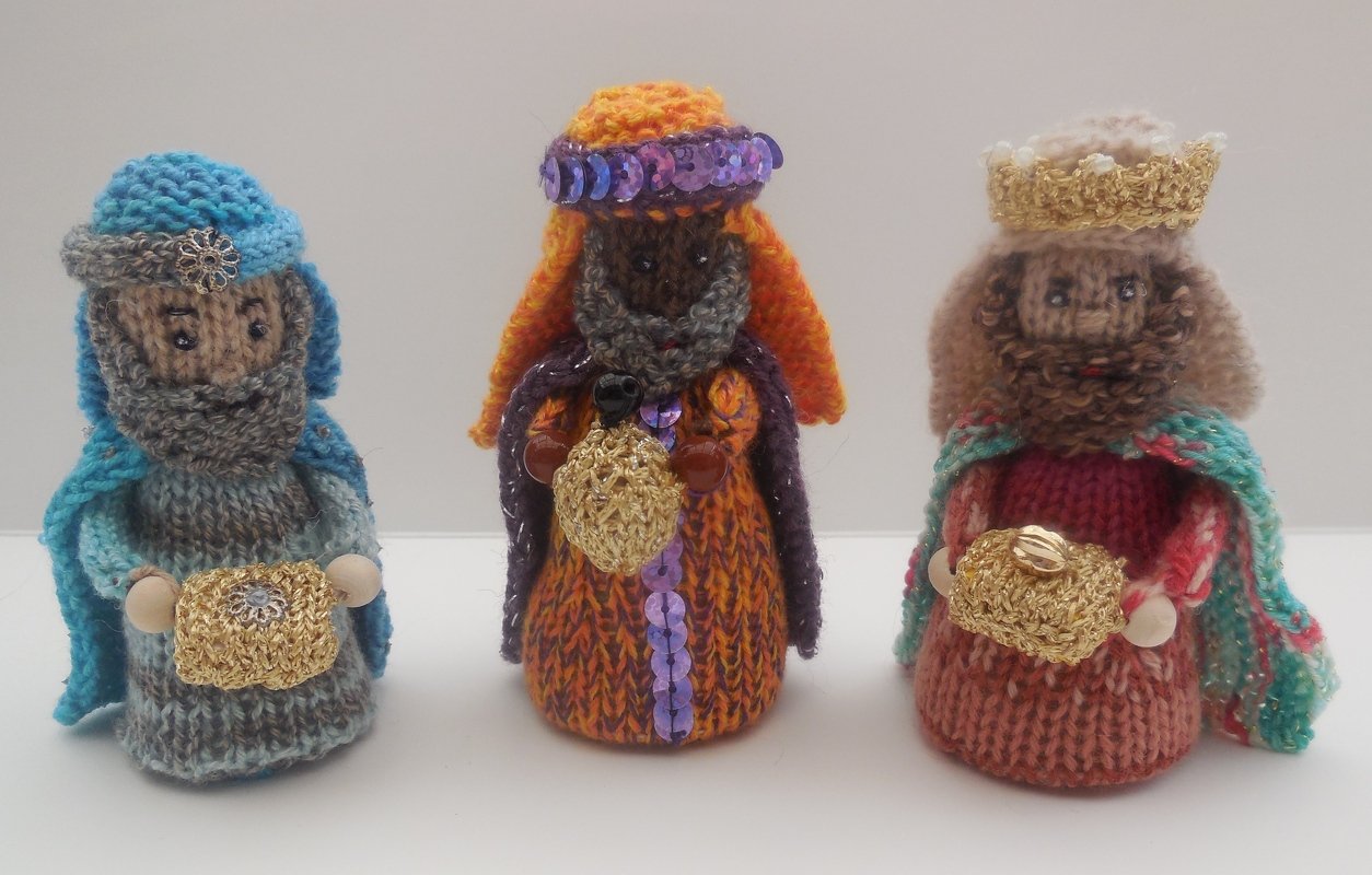 Strickanleitung - Krippenfiguren 9tlg.