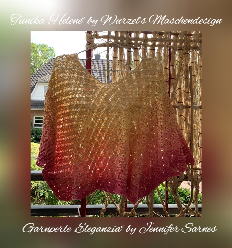 Tunika &amp; Kleid Helene häkeln, eine Anleitung = zwei Modelle, Häkelkleid, Häkeltunika, Häkelshirt