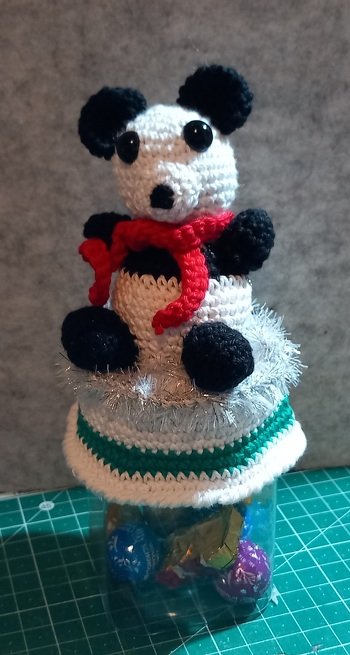 Ich habe den Engel noch nicht fertig, aber dafür einige andere. Bekommen die Enkel zum Nikolaus