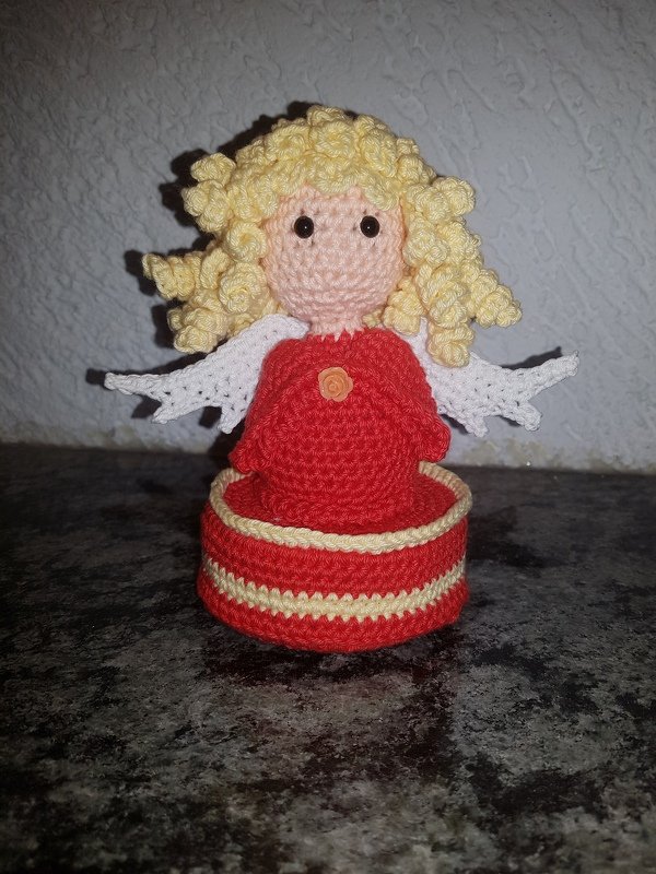 Windlicht oder Bonbonglasbezug Engel Schutzengel Andenken Verstorbene Trauer