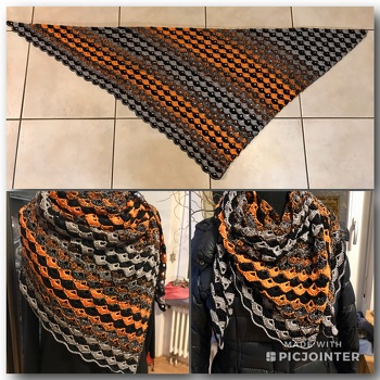 Eine wunderbare Anleitung, ergibt ein schönes Tuch. Lieben Dank dafür.